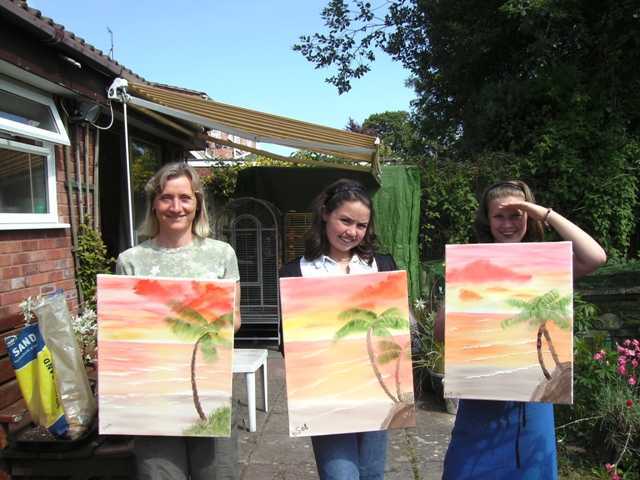 painting my way  art classes in shropshire